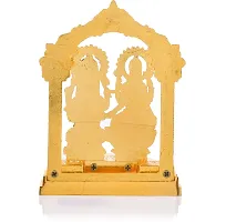 Craft Junction Handcrafted Gold Polish Lakshmi Ganesha Showpiece Figurine-thumb3