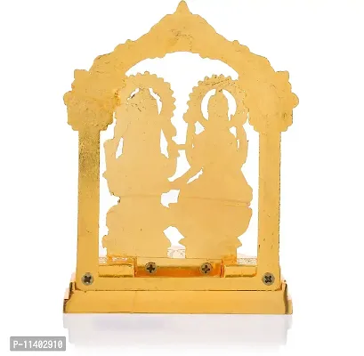 Craft Junction Handcrafted Gold Polish Lakshmi Ganesha Showpiece Figurine-thumb4