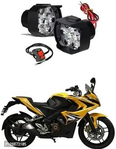 QZ DEVICE PZ9SHILON2PCSWITHSWITCH00285 LED Motorbike::Car::Van Headlight Bajaj Pulsar 135 LS::Pulsar 150::Pulsar 180::Pulsar 200NS::Pulsar 220::Universal For Bike