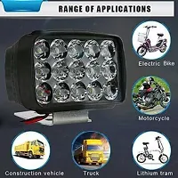 QUIRKY ZONE QZ15LEDWHITE2PCS3247 YamahaFZ::Universal For Bike::Universal For Car FZ::Universal For Bike::Universal For Car LED Headlight-thumb1