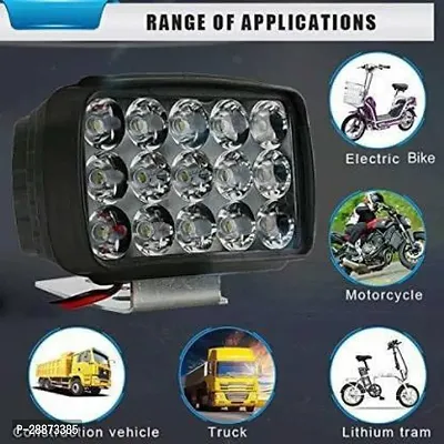 QUIRKY ZONE QZ15LEDWHITE2PCS3247 YamahaFZ::Universal For Bike::Universal For Car FZ::Universal For Bike::Universal For Car LED Headlight-thumb2