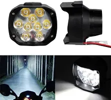 QZ DEVICE PZ9SHILON2PCSWITHSWITCH00277 LED Motorbike::Car::Van Headlight Bajaj Discover::Universal For Bike-thumb2