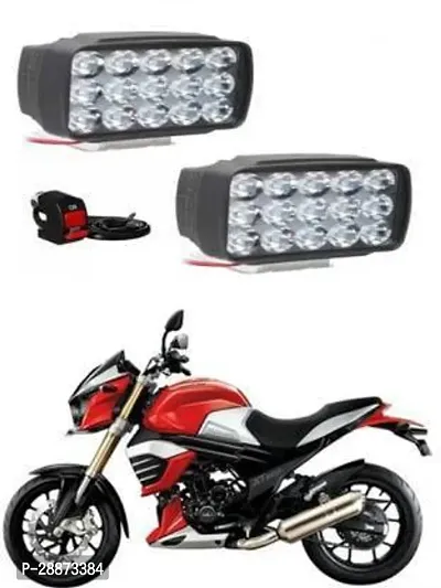 QUIRKY ZONE QZ15LEDWHITE2PCS3264 MahindraMojo::Universal For Bike::Universal For Car Mojo::Universal For Bike::Universal For Car LED Fog Light-thumb0