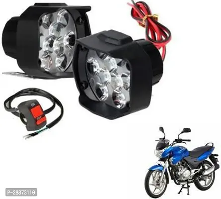 QZ DEVICE PZ9SHILON2PCSWITHSWITCH00277 LED Motorbike::Car::Van Headlight Bajaj Discover::Universal For Bike