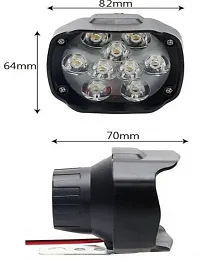 BRPEARl 9 LED Transformer Bumble Bee Style Bike Fog Light Lamp For  Str Ciy Pls LED Motorbike Headlight TVS Star City-thumb1