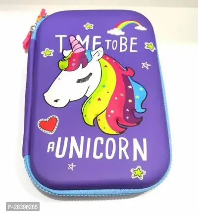 Unicorn Theme 3D Big Pencil Case Pouch-thumb0