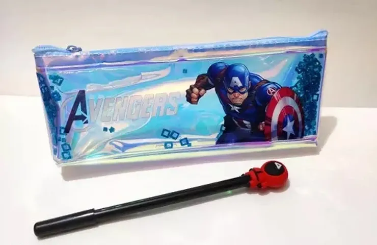 Cute Avenger Pouch With Squid Game Pen