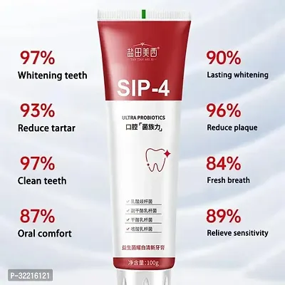 Sinjha Sp4 Ultra Teeth Whitening Toothpaste(30g) With free Brush-thumb4