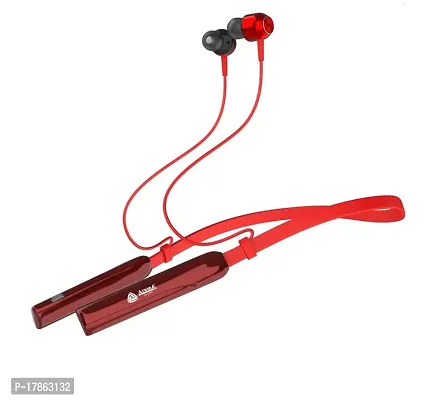 Stylish Headphones Red On-ear And Over-ear  Bluetooth Wireless