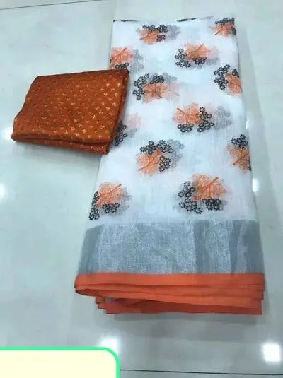 Must Have Chanderi Cotton Saree with Blouse piece 