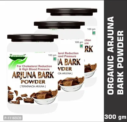 Rawmest 100% Natural Arjuna Powder (Terminalia arjuna ) Healthy Heart | Arjuna Bark Powder | Arjun Ki Chhal 300gm