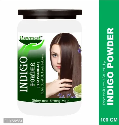 100% Pure Natural Hair Indigo Powder 100GM, Pack of 1