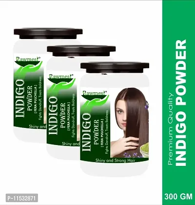 100% Pure Natural Hair Indigo Powder 300GM, Pack of 3