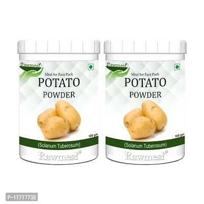 Rawmest Organic Potato Powder for Skin Lightening  Whitening| Aalu Powder| Potato Flour 200-thumb0