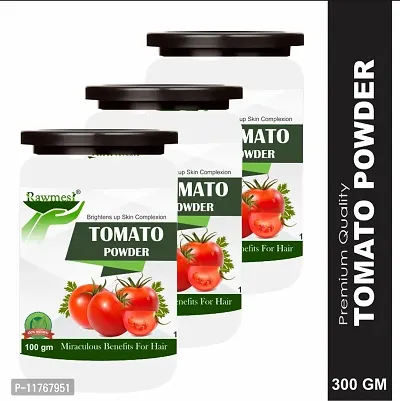 Rawmest Dehydrated Tomato Powder 300gm, All Natural, Dehydrated, Rich in Iron| Tamatar Powder| Dehydrated Tomatoes | Dry Tomato