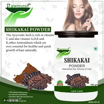 Rawmest 100% Natural Organic Shikakai Powder 100gm, Acacia Concinna Excellent Hair Conditioner Powder For Hair| sikakai| for Hair Growth