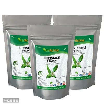 NutrActive Organic 100% Natural Bhringraj Powder (300 g)