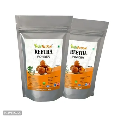 Reetha Powder (100% Natural Reetha Powder) (200 G)-thumb0