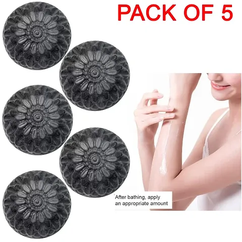 Activated Charcoal Bath Soap (Pack Of 5)