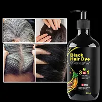 3 in 1 Hair Dye Instant Black Hair Shampoo (300ml)-thumb2