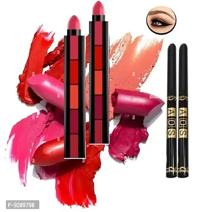 Melbone 5 in1 lipstick02 with ads black kajal02