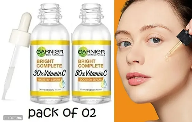 PROFESSIONAL BRIGHT COMPLETE 30X VITAMIN C BOOSTER FACE SERUM PACK OF 02