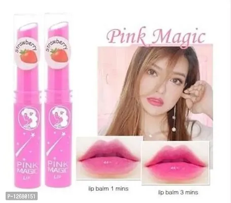 professional pink magic lip balm pack of 02