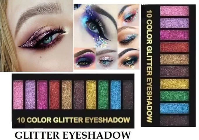 PROFESSIONAL 10 COLOR GLITTER EYESHADOW