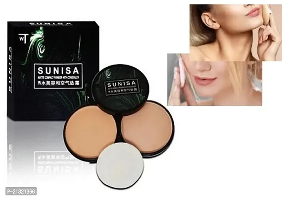 PROFESSIONAL MATTE COMPACT POWDER WITH CONSEALER PACK OF 01-thumb0