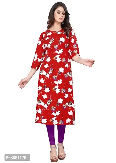 Trendy American Crepe Straight Kurta for Women