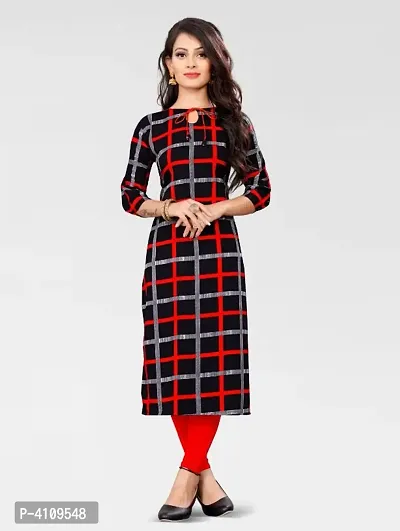 Trendy American Crepe A-Line Kurta for Women-thumb0