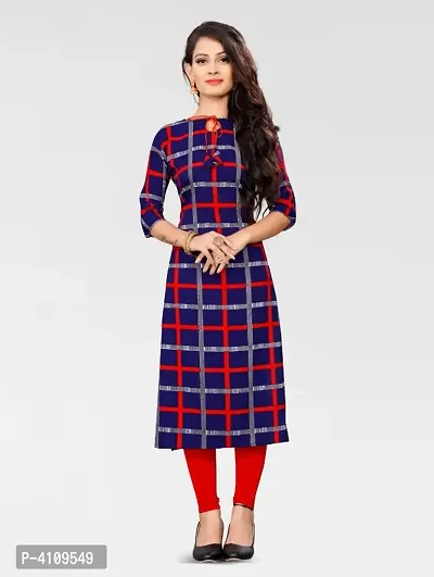 Stylish American Crepe Printed Kurti-thumb0