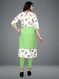 Stylish Multicoloured Crepe Stitched Kurta For Women-thumb3