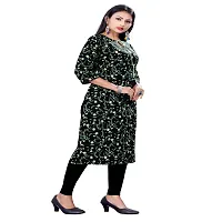 Ms Vhck Enterprise Women Printed American Crepe Straight Kurta Kurti-thumb4