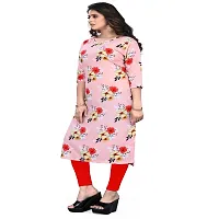 Stylish Pink Crepe Stitched Kurta For Women-thumb2