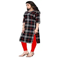 Stylish Black American Crepe Stitched Kurta For Women-thumb3