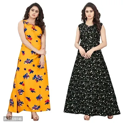 Fancy Crepe Kurtis For Women Pack Of 2