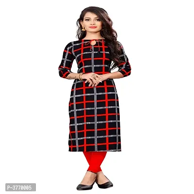 Checked kurtis outlet