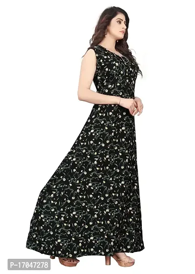 Poly Crepe Ethnic Gowns For Women-thumb4