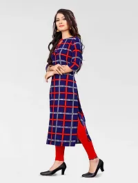 Stylish American Crepe Printed Kurti-thumb1