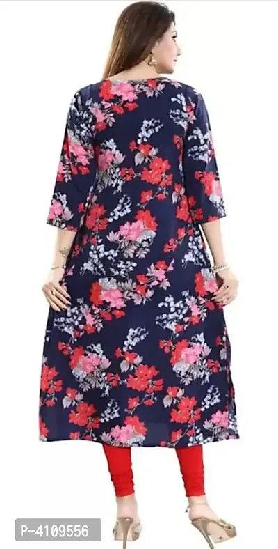 Trendy American Crepe A-Line Kurta for Women-thumb2