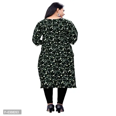 Women Printed Crepe Straight Kurti (Pack Of 3)-thumb2