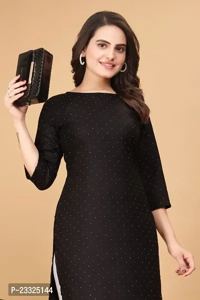 Trendy Designer Diamond Work Cotton Kurti For Women