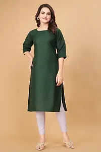 Trendy Designer Diamond Work Cotton Kurti For Women-thumb2