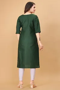 Trendy Designer Diamond Work Cotton Kurti For Women-thumb3