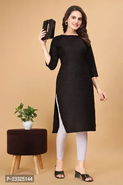 Trendy Designer Diamond Work Cotton Kurti For Women-thumb2