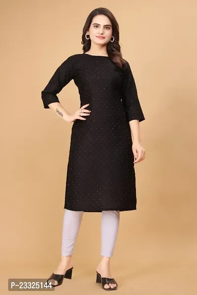 Trendy Designer Diamond Work Cotton Kurti For Women-thumb3