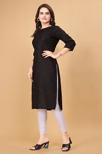 Trendy Designer Diamond Work Cotton Kurti For Women-thumb3