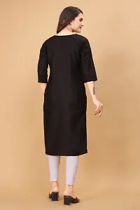 Trendy Designer Diamond Work Cotton Kurti For Women-thumb4