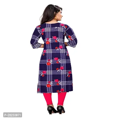 Stylish Crepe Printed Kurta For Women Pack Of 3-thumb2